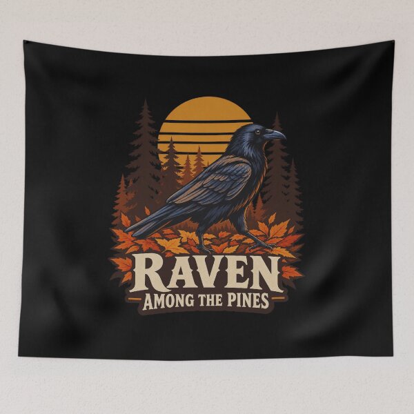 Item preview, Harvest Raven – Pumpkin designed and sold by LuveraxArt.