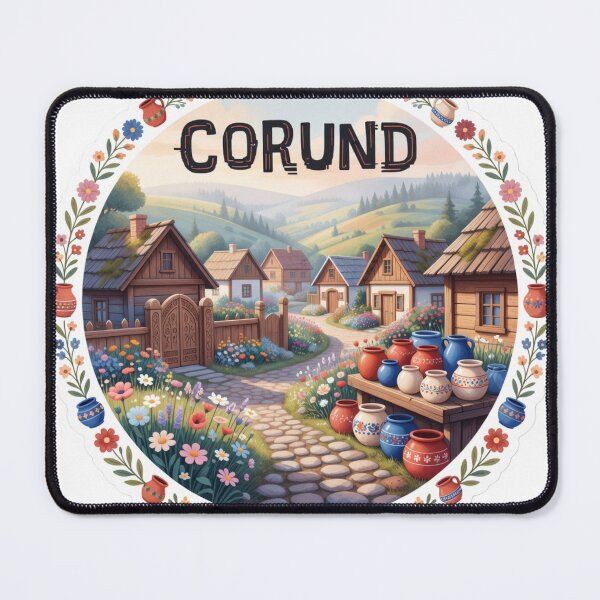 Item preview, Corund Pottery Romania Sticker designed and sold by Imaginarium of Chaos falcon88 .