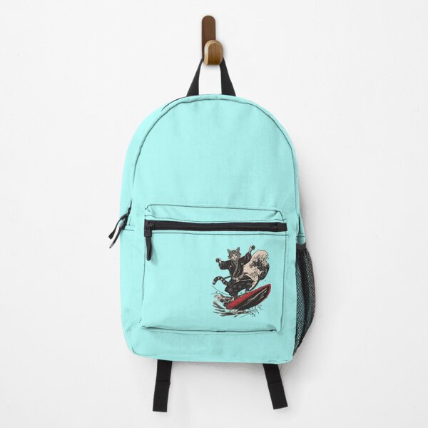 Item preview, Samurai Cat Surfing Great Wave designed and sold by Structure-Blue.
