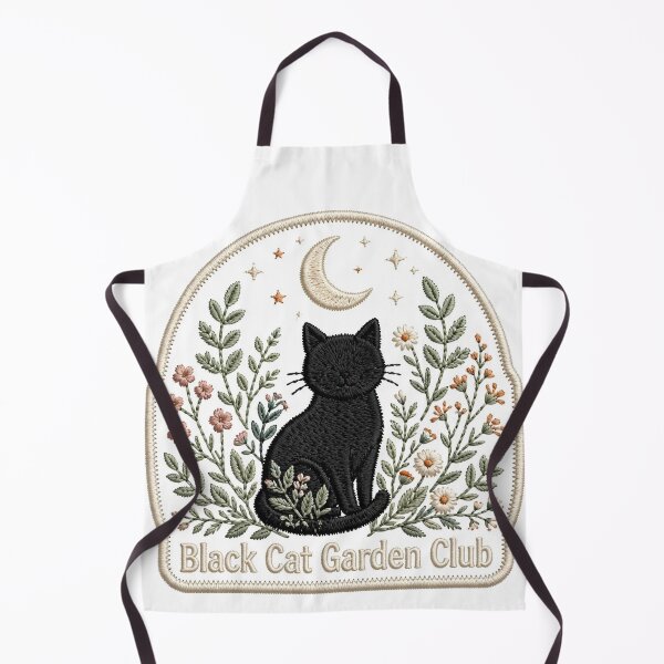 Item preview, Black Cat Garden Club designed and sold by FitEnvy.