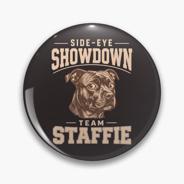 Item preview, Side-Eye Showdown -Team Staffie T-Shirt/Funny Staffie Gift/Staffordshire Bull Terrier Dog Humour  designed and sold by Halejo68.