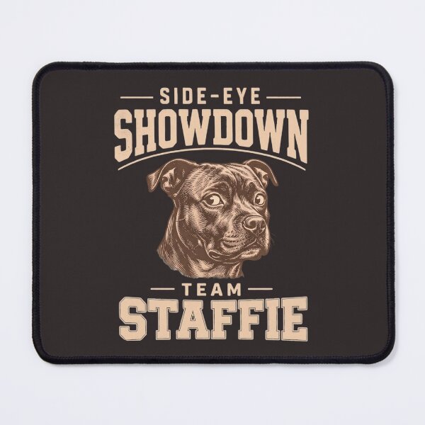 Item preview, Side-Eye Showdown -Team Staffie T-Shirt/Funny Staffie Gift/Staffordshire Bull Terrier Dog Humour designed and sold by Halejo68.