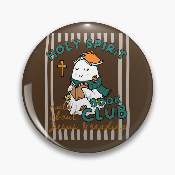 Item preview, Holy Spirit Book Club Nuts About Jesus and Books Love Fall Cute Ghost Reading Bookish designed and sold by Forevermore.