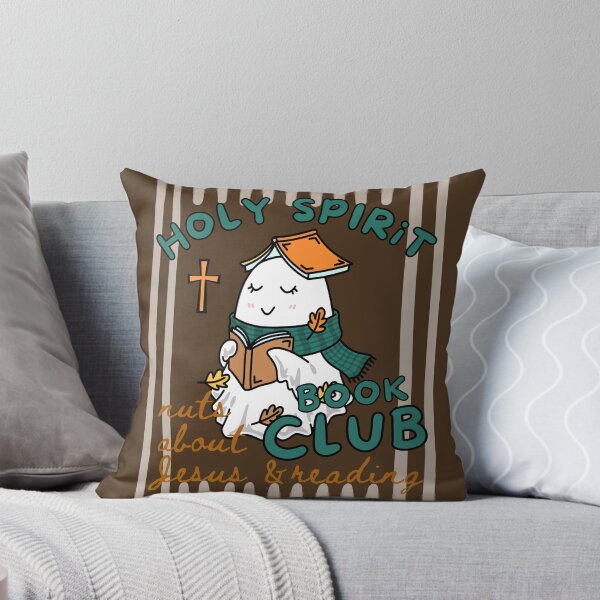 Item preview, Holy Spirit Book Club Nuts About Jesus and Books Love Fall Cute Ghost Reading Bookish designed and sold by Forevermore.