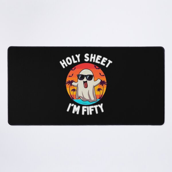 Item preview, Holy Sheet I'm Fifty Funny Ghost Birthday designed and sold by alvablakefg.