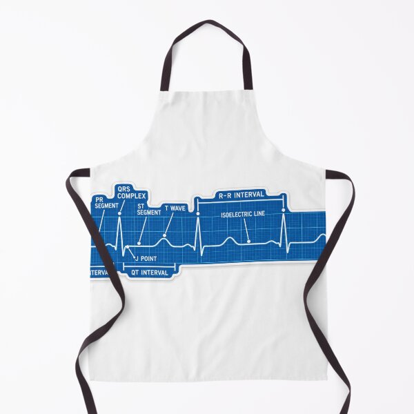 Item preview, EKG Rhythm Strip Interpretation Blueprint Nursing Student Sticker designed and sold by isokinetic.