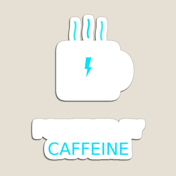 Item preview, Powered By Caffeine Minimalist Tech | Funny Energy & Developer Quote designed and sold by Corpoheroes.