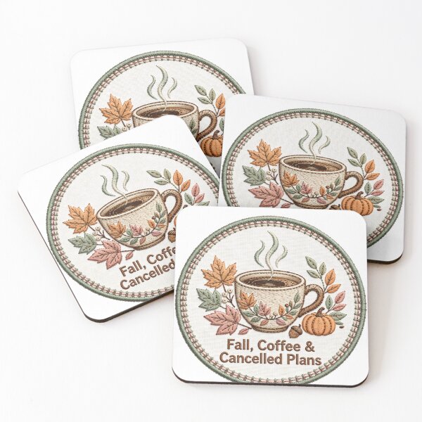 Item preview, Fall, Coffee & Cancelled Plans designed and sold by FitEnvy.