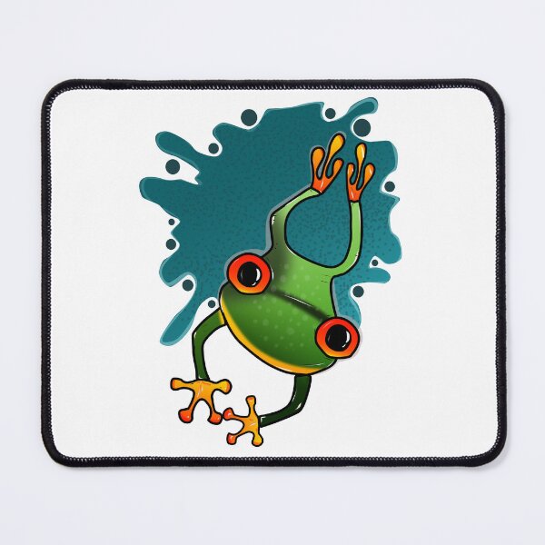 Item preview, Cute Colorful Frog – Tropical Jungle Wildlife Illustration designed and sold by ForcePrint.