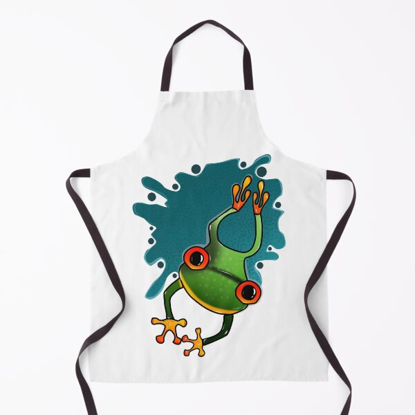 Item preview, Cute Colorful Frog – Tropical Jungle Wildlife Illustration designed and sold by ForcePrint.