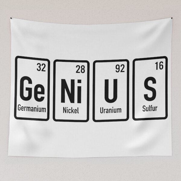 Item preview, GENIUS - Smart Chemistry [Ge][Ni][U][S] designed and sold by conamor-bymel.