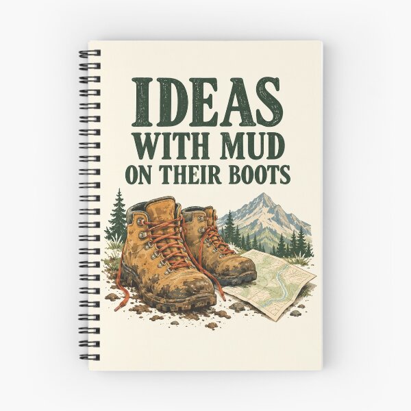 Item preview, Ideas With Mud on Their Boots designed and sold by GraphycoPublish.