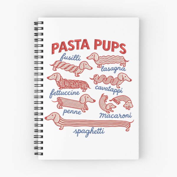 Item preview, Pasta Pups - Dachshund - Fusilli - Lasagna - Fettuccine - Cavatappi - Penne - Macaroni - Spaghetti designed and sold by aleggsaurus.