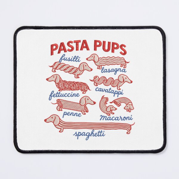 Item preview, Pasta Pups - Dachshund - Fusilli - Lasagna - Fettuccine - Cavatappi - Penne - Macaroni - Spaghetti designed and sold by aleggsaurus.