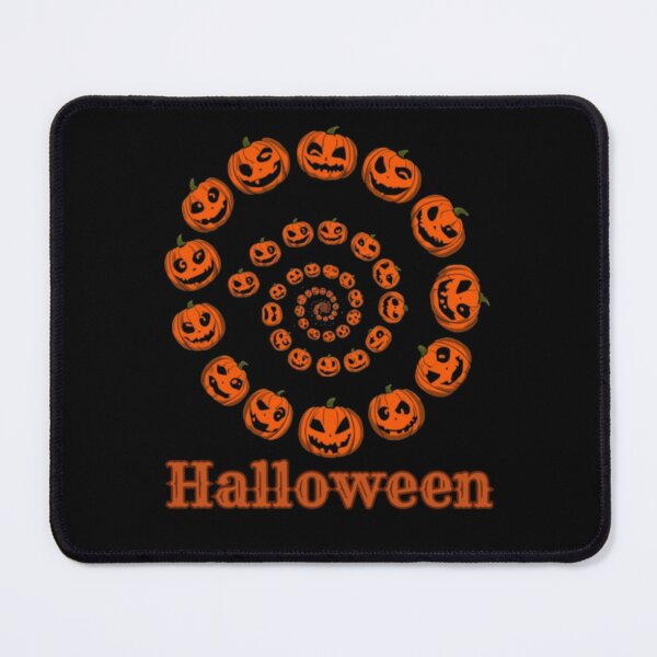 Item preview, Halloween Pumpkin Spiral Optical Illusion designed and sold by alvablakefg.