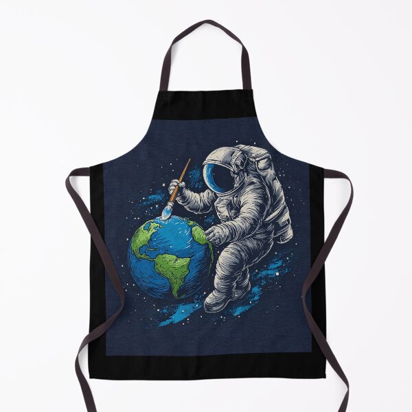 Item preview, Astronaut Painting Earth – Space Painting and Cosmic Art designed and sold by D-Oles-Mercher.