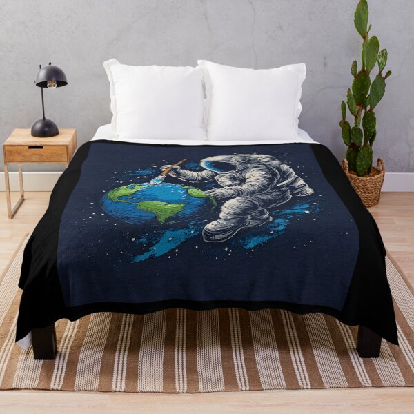 Item preview, Astronaut Painting Earth – Space Painting and Cosmic Art designed and sold by D-Oles-Mercher.
