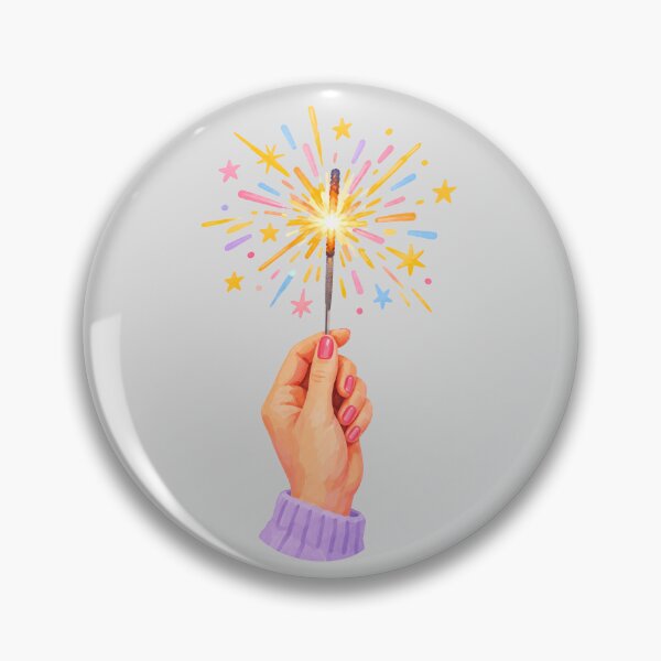 Item preview, Colorful Sparkler Held by a Hand designed and sold by hattie's.