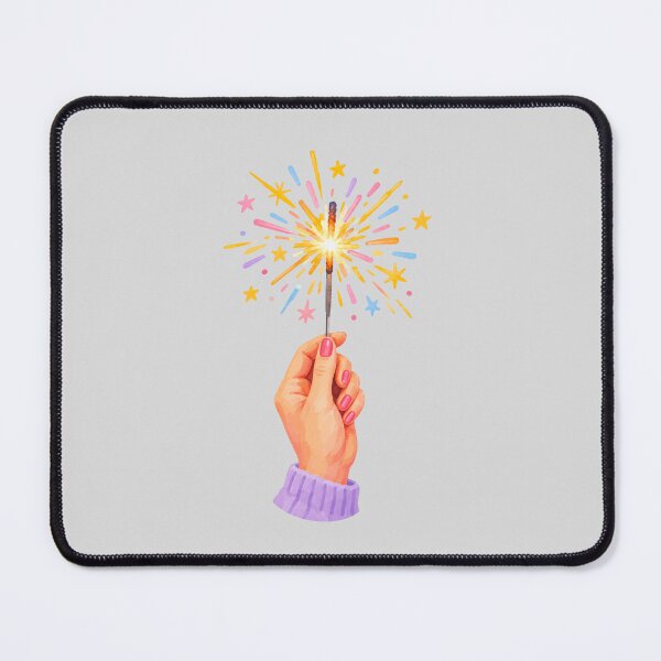 Item preview, Colorful Sparkler Held by a Hand designed and sold by hattie's.
