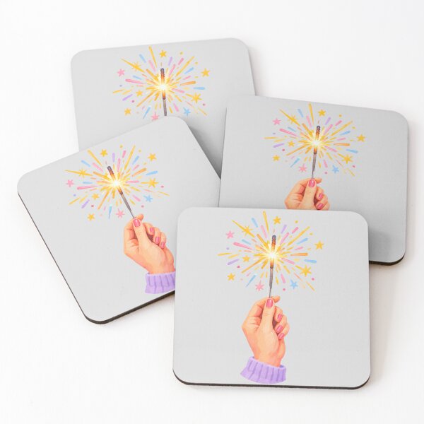 Item preview, Colorful Sparkler Held by a Hand designed and sold by hattie's.