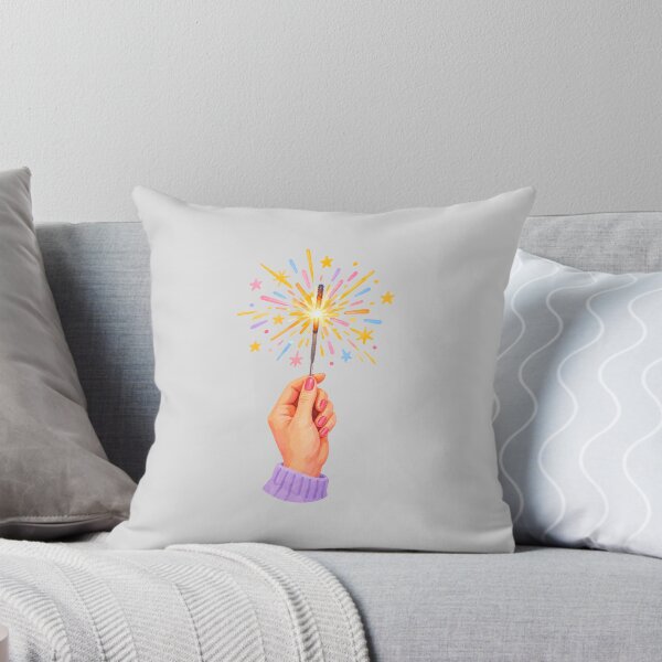 Item preview, Colorful Sparkler Held by a Hand designed and sold by hattie's.