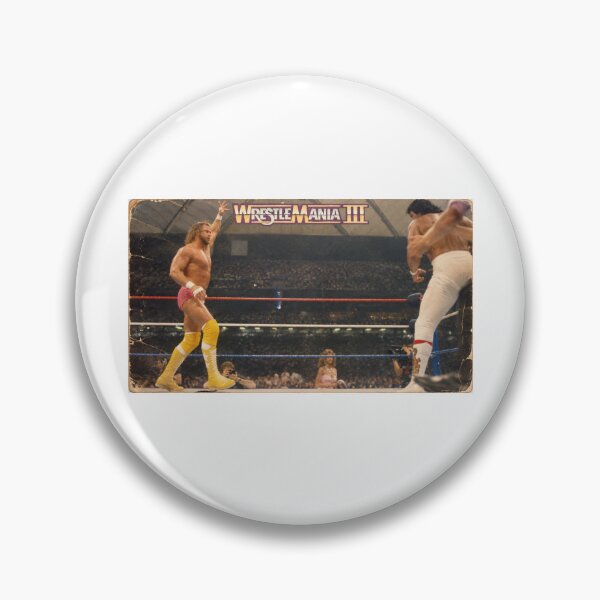 Item preview, Wrestlemania III Five Stars designed and sold by WretroMania.