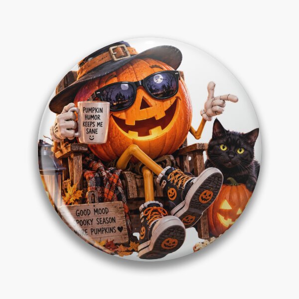 Artikelvorschau, Lustiger Kürbis-Humor, gruseliges Herbst-Halloween-Design entworfen und verkauft von RAYOUS.