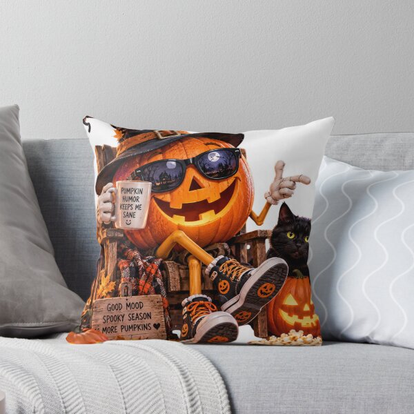 Aperçu de l'œuvre Funny Pumpkin Humor Spooky Fall Halloween Design créée et vendue par RAYOUS.