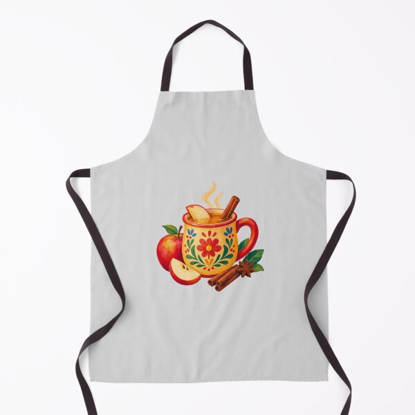 Item preview, Floral Apple Cinnamon Tea Mug Illustration designed and sold by hattie's.