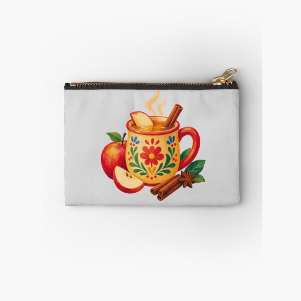 Item preview, Floral Apple Cinnamon Tea Mug Illustration designed and sold by hattie's.