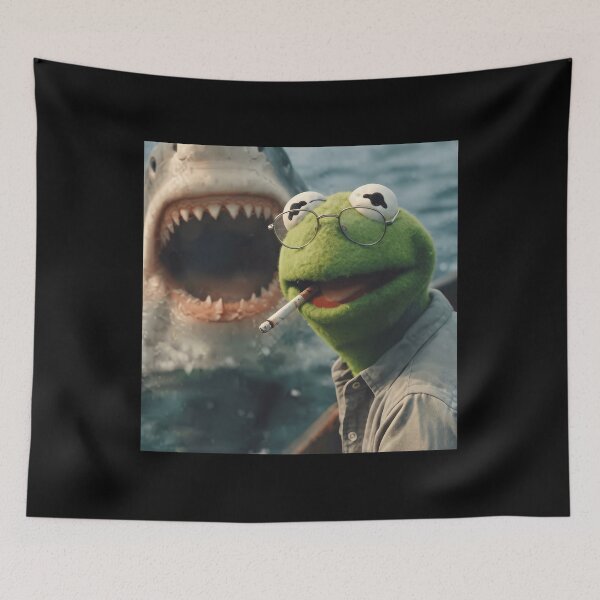 Item preview, Kermit The Frog - Jaws - Shark designed and sold by ismaelgeme.