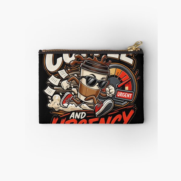 Item preview, Running On Coffee And Urgency | Funny Office & Coffee Addict Design designed and sold by Corpoheroes.