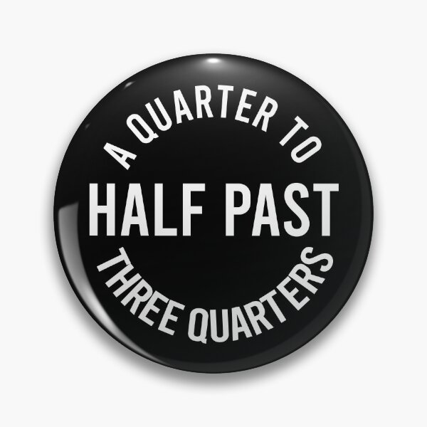 Item preview, A QUARTER TO HALF PAST THREE QUARTERS, Unique designed and sold by villacreativa.
