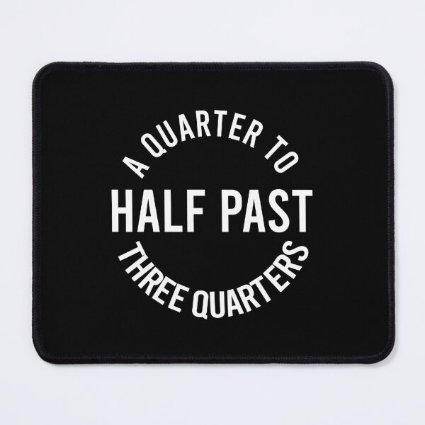 Item preview, A QUARTER TO HALF PAST THREE QUARTERS, Unique designed and sold by villacreativa.