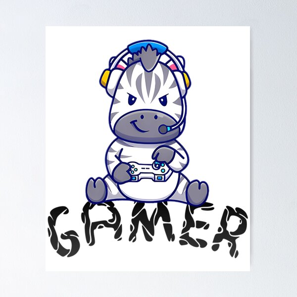Item preview, Zebra Gamer designed and sold by MySweatees.