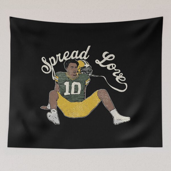 Item preview, Green Bay Packers - Jordan Love - Spread Love designed and sold by aleggsaurus.