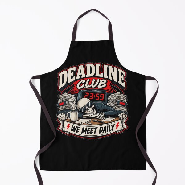 Item preview, Deadline Club We Meet Daily | Funny Procrastination & Office Humor designed and sold by Corpoheroes.
