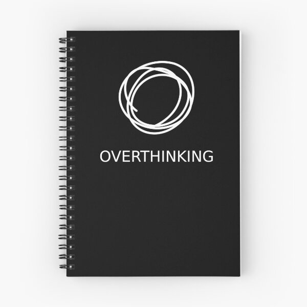 Item preview, Overthinking Endless Loop | Minimalist Tech & Anxiety Humor Design designed and sold by Corpoheroes.