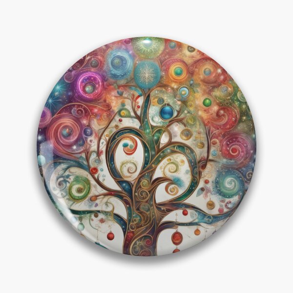 Item preview, Tree of Life Christmas Illustration designed and sold by pinkal.