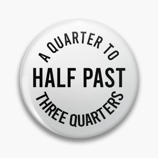 Item preview, A QUARTER TO HALF PAST THREE QUARTERS, Unique designed and sold by villacreativa.