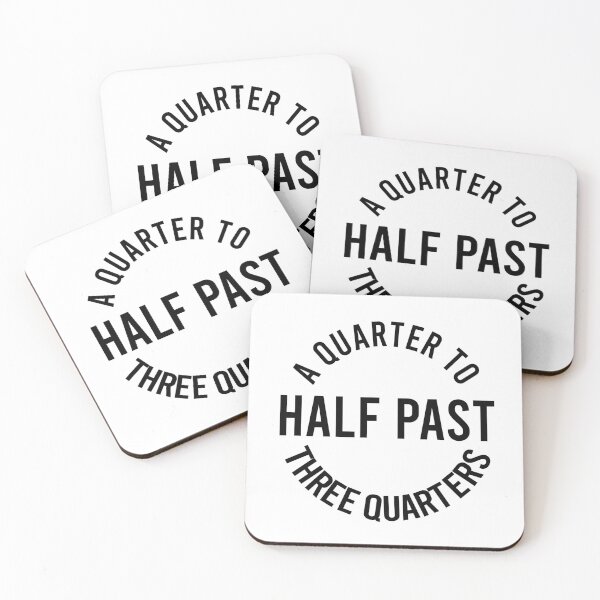 Item preview, A QUARTER TO HALF PAST THREE QUARTERS, Unique designed and sold by villacreativa.