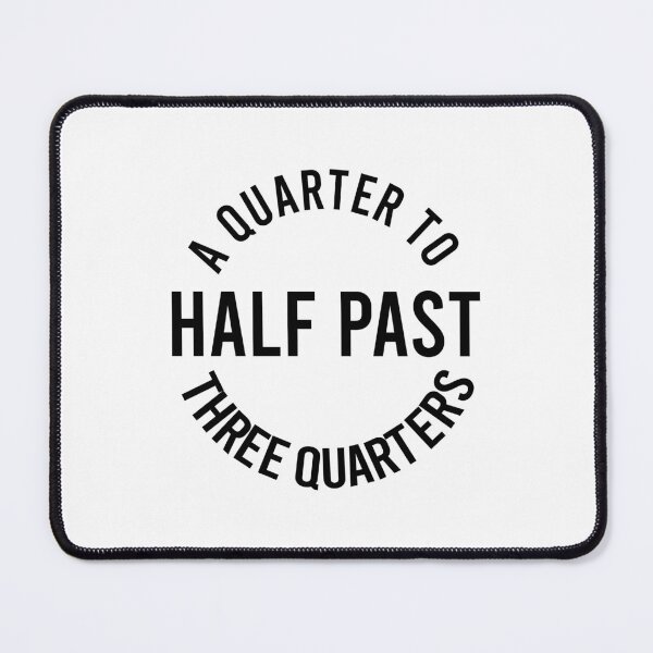 Item preview, A QUARTER TO HALF PAST THREE QUARTERS, Unique designed and sold by villacreativa.