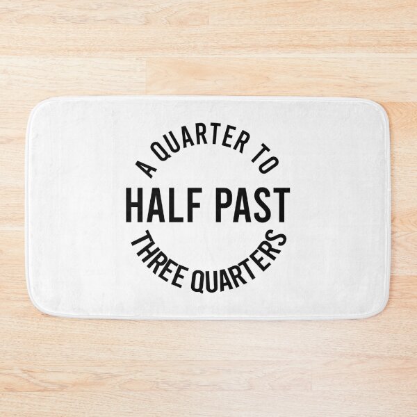 Item preview, A QUARTER TO HALF PAST THREE QUARTERS, Unique designed and sold by villacreativa.