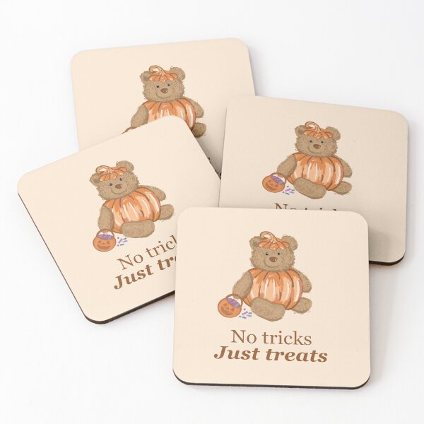 Item preview, Cute Little Pumpkin Bear Autumn No Tricks Just Treats designed and sold by LoaneR.
