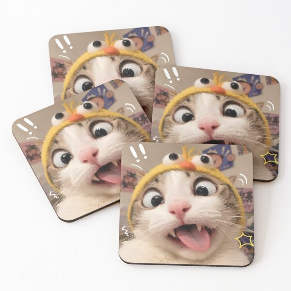 Item preview, Cat in a Chick Costume Surprised designed and sold by NF Designs Studio DTF.