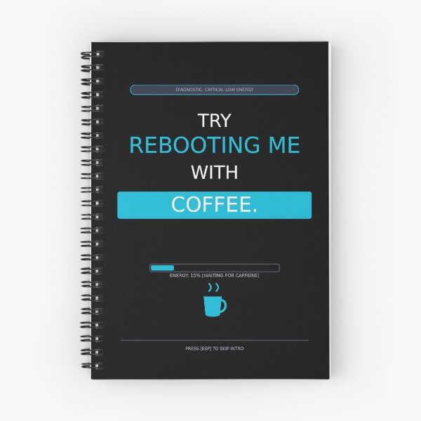 Item preview, Try Rebooting Me With Coffee | Tech Coffee Lover Quote designed and sold by Corpoheroes.