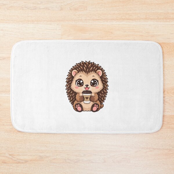 Item preview, Cute Kawaii Hedgehog With Coffee designed and sold by Eternalski.