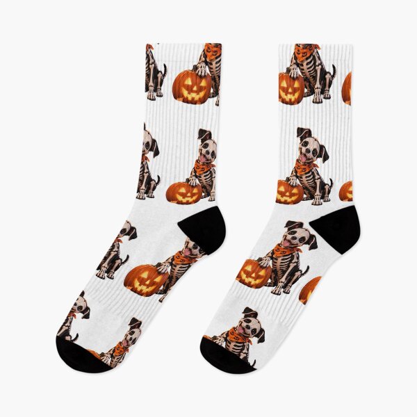 Item preview, Cute Skeleton Dog Halloween Spooky Pumpkin Design designed and sold by RAYOUS.