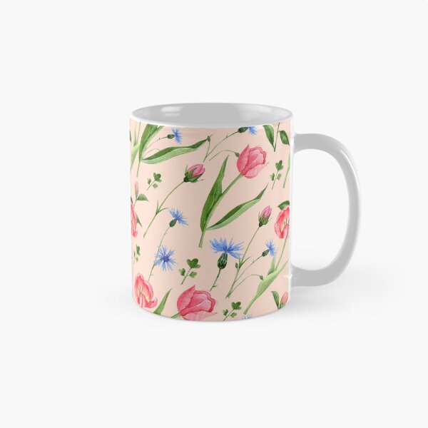 Item preview, Spring Flowers with Tulips and Cornflowers designed and sold by White Rabbit Design .