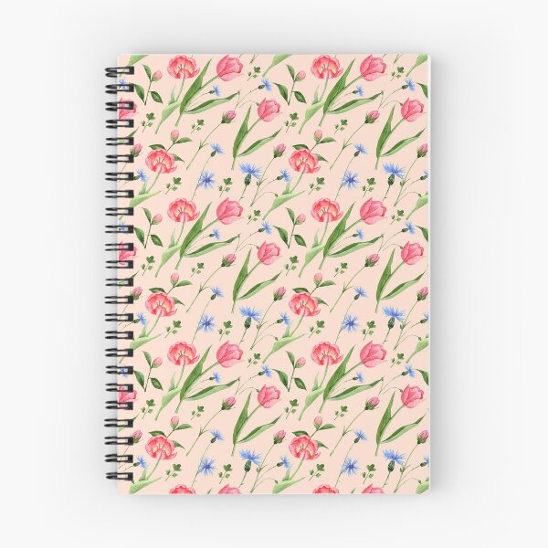 Item preview, Spring Flowers with Tulips and Cornflowers designed and sold by White Rabbit Design .